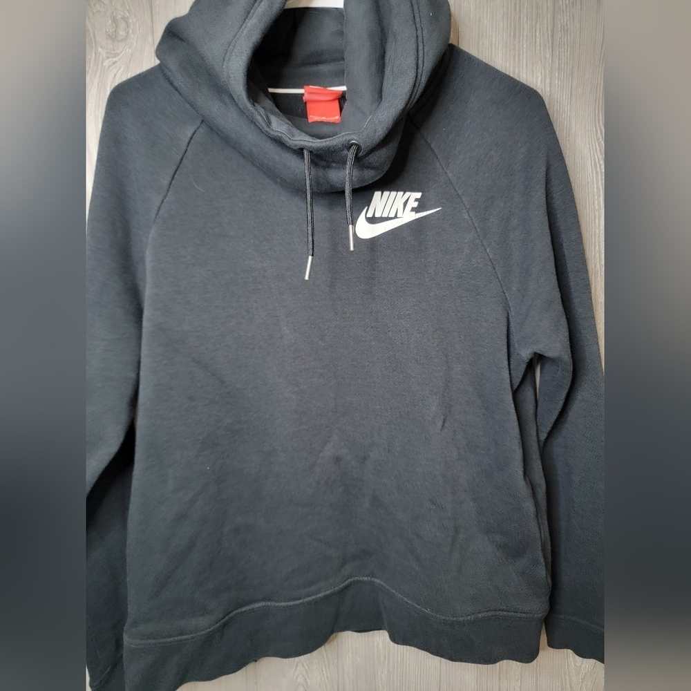 Nike Cow neck Black‎ Hoodie Sweater